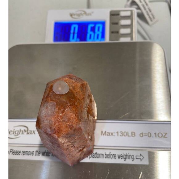 Pink Amethyst Druzy Point Tower - Picture 6 of 7